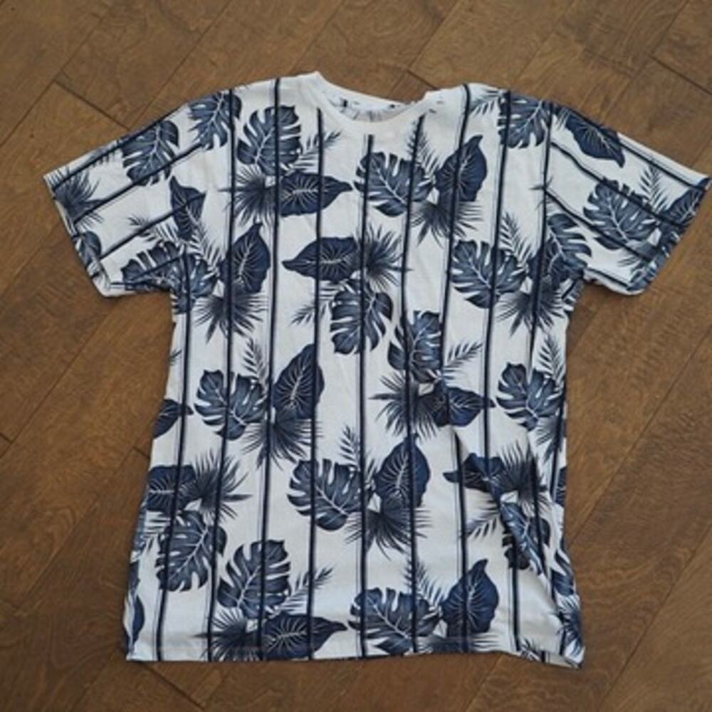 Knickerbocker Short Sleeve Pullover Round Neck Shirt White Mens Size XL